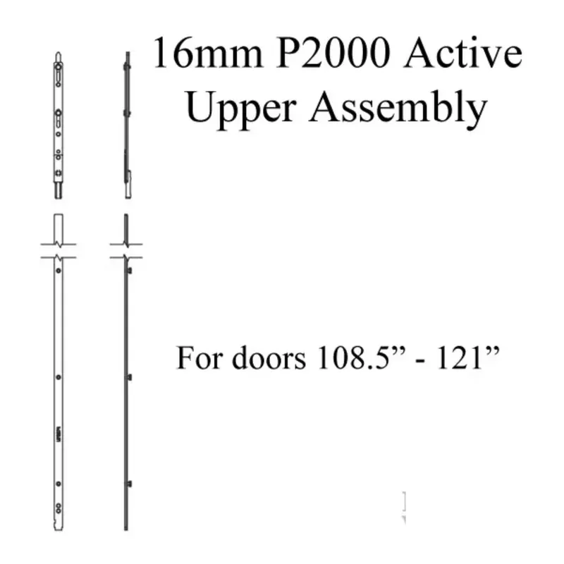 16mm P2000 Active Upper Assembly, Doors 108.5 – 121