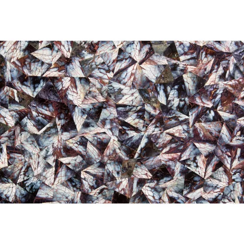 24″ Elements Collection Mussel Shell Burgundy Custom Wine Column Panel