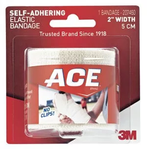 3M 2" Athletic Bandage, Self-Adhesive, 72 per case