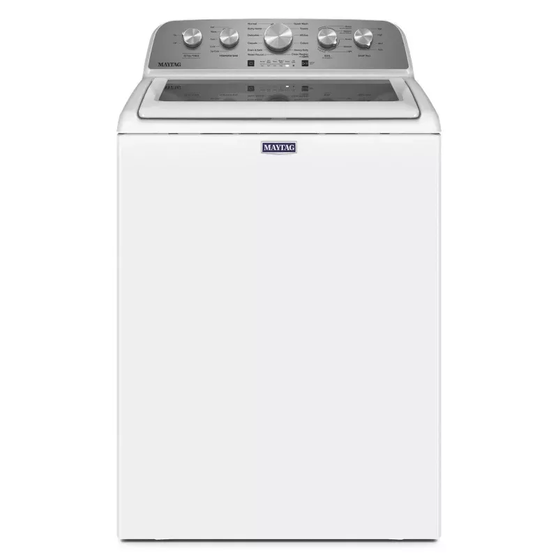 4.8-cu ft Top Load Washer with Extra Power Boost - White