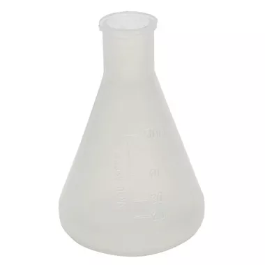 50mL Erlenmeyer Flask, Polypropylene, case/12