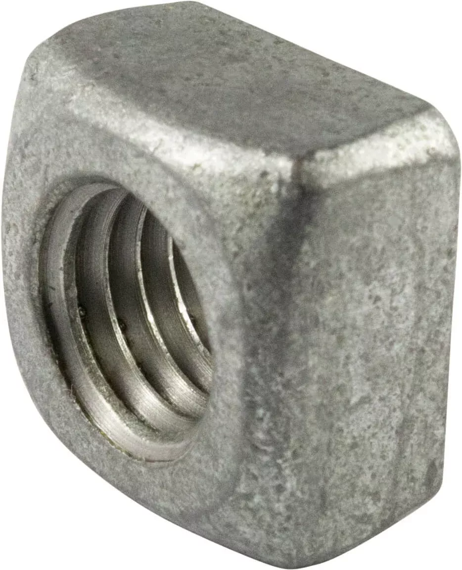 7/8-9 Grade 2 Square Nuts Hot Dipped Galvanized