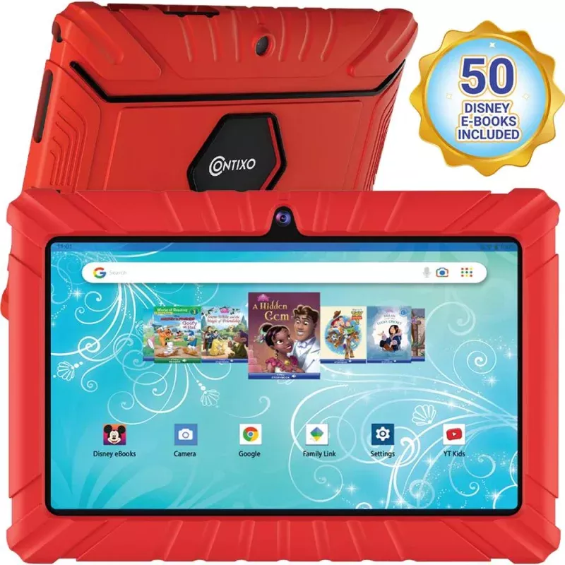 7'' Kids 32GB HD Tablet - Red