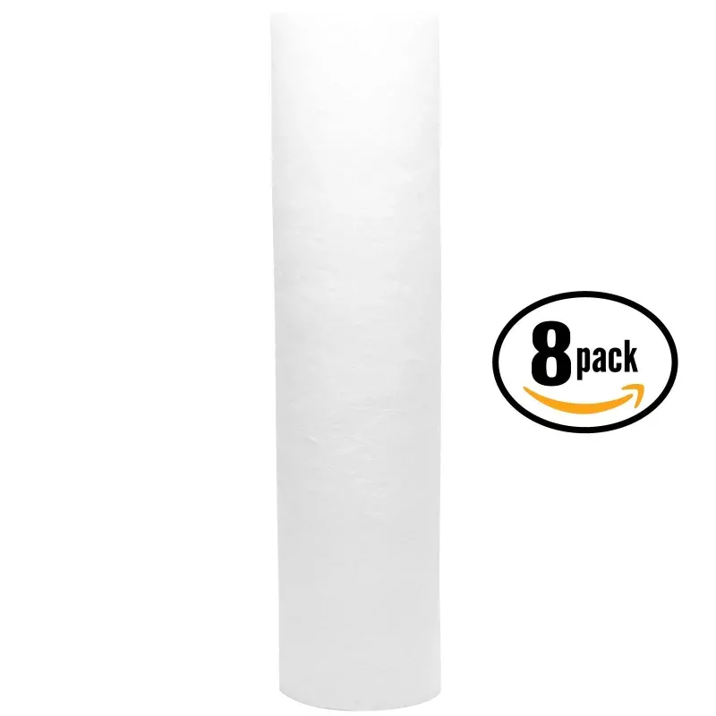 8-Pack Replacement Filter Compatible with PurePro LUX-106M Polypropylene Sediment