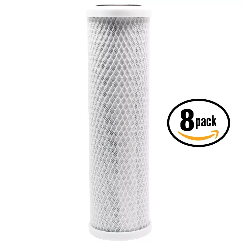 8-Pack Whirlpool WHFK-DWHV Activated Carbon Block Filter Replacement