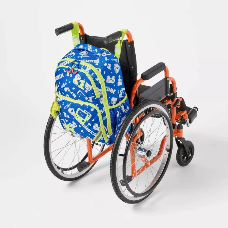 Adaptive Kids' Backpack - Video Game Consoles Pattern