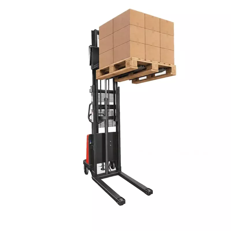 Badass Heavy Duty Semi Electric Pallet Stacker With 3300 Lbs Capacity And 94.8 Inch Max Lift Height Built Tough For Real Warehouse Grind And Smooth Material Handling