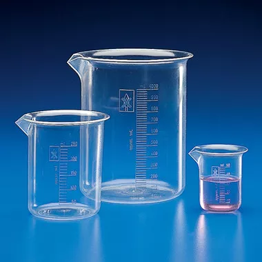 Beaker, PMP (TPX), Graduations, 25mL, case/20