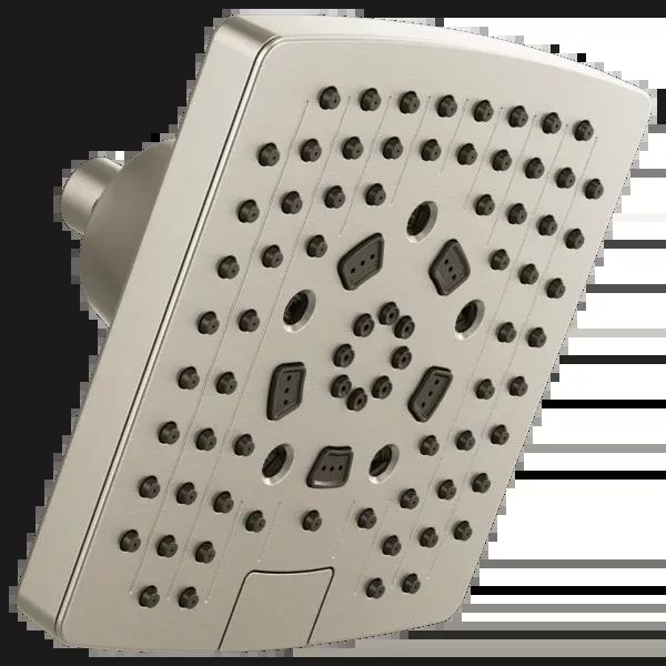 Brizo Universal Showering 7" Linear Square H2OKinetic Multi-Function Wall Mount Shower Head - 2.5 GPM