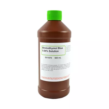 Bromothymol Blue Solution, 0.04%, Aqueous, 500mL