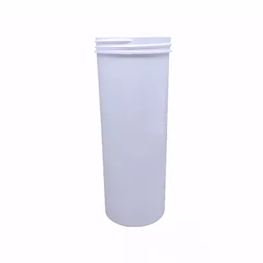 Bulk 12oz 63mm White Polypropylene Jars, 325mL (no caps), case/252