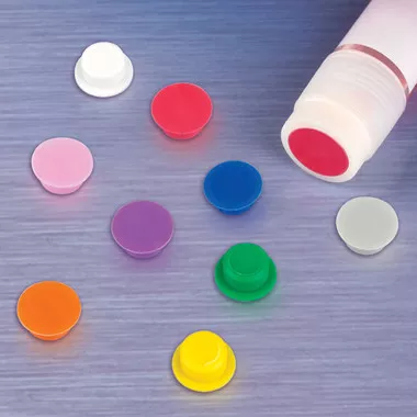 Cap Insert for NEW CryoCLEAR Vials, Assorted Colors, pack/600