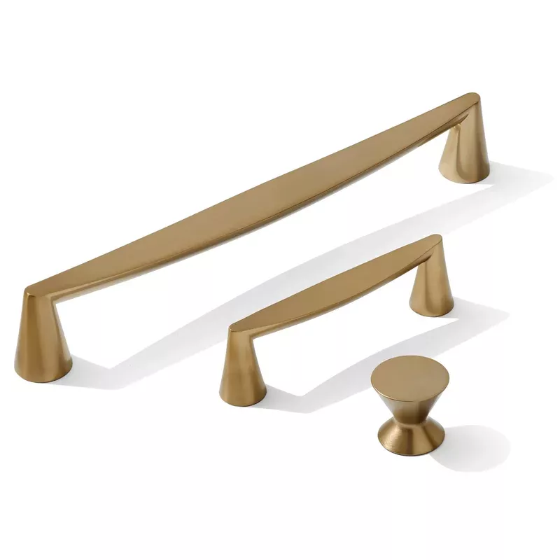 Champagne Bronze “Core” Drawer Pulls and Knob