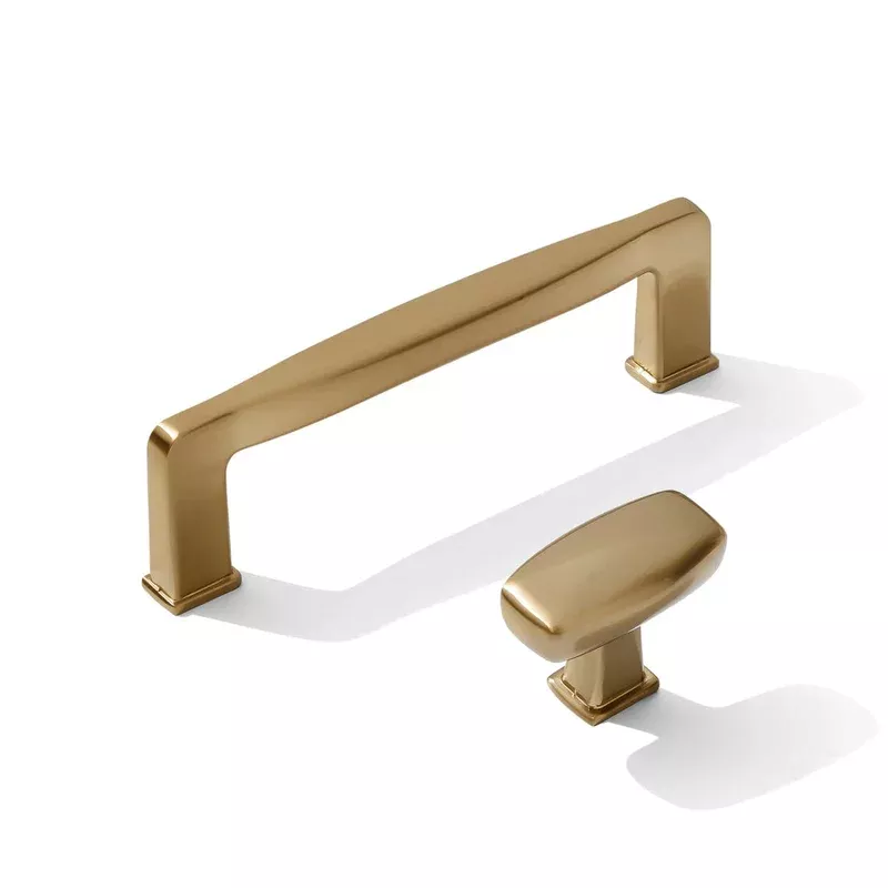 Champagne Bronze “Kelly No.1” Cabinet Knobs and Drawer Pulls