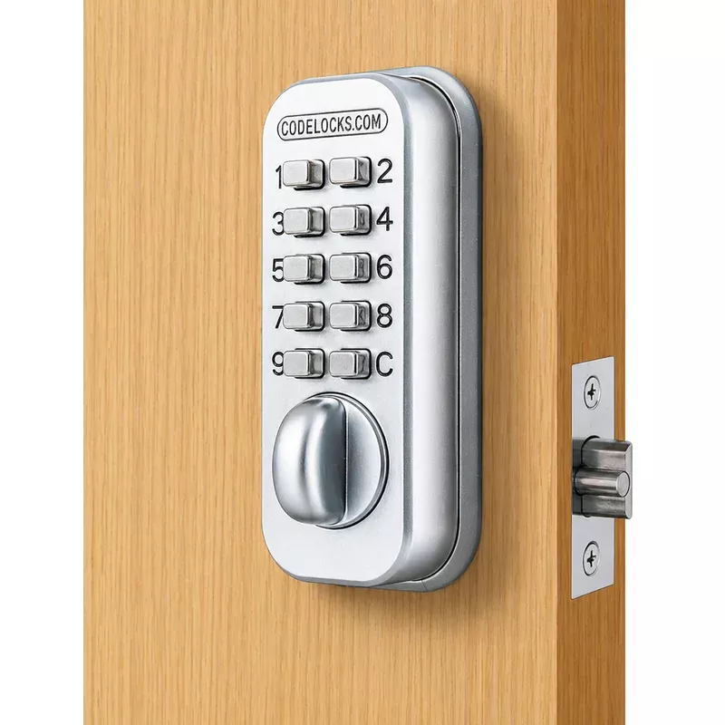 CodeLocks CL050 MECHANICAL Mini Lock Mortice Latch Hold Open SG