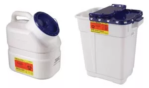 Collector, Pharmaceutical, 9 Gallon, Hinge Top, 8 per case