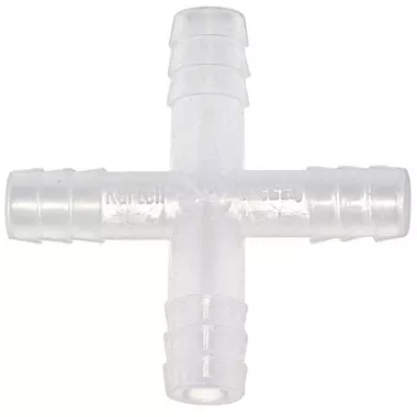 Connector, PP, 4-Way, 10mm, pack/100