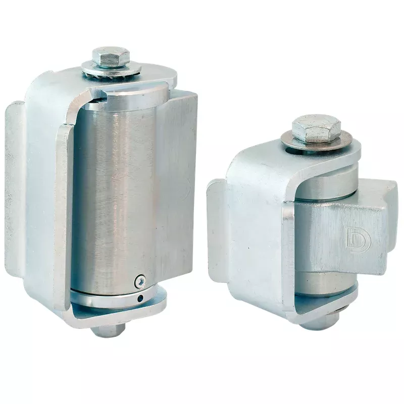 D&D Technologies BadAss Center-Mount Weld-On Gate Hinges for Round Posts