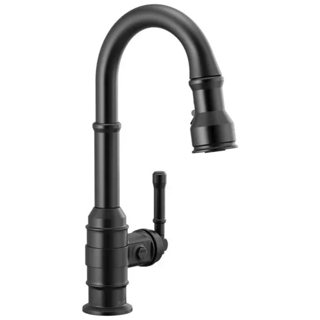 Delta Broderick Single Handle Pull-Down Bar/Prep Faucet