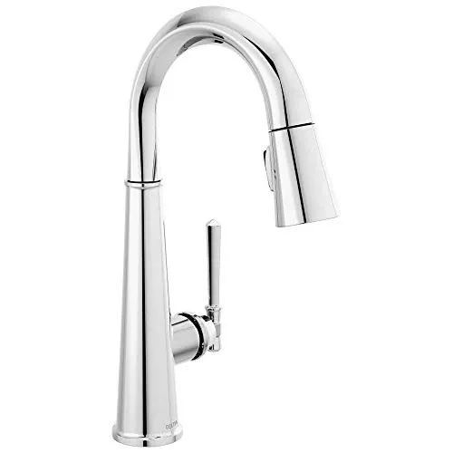 Delta Emmeline Single Handle Pull Down Bar/Prep Faucet