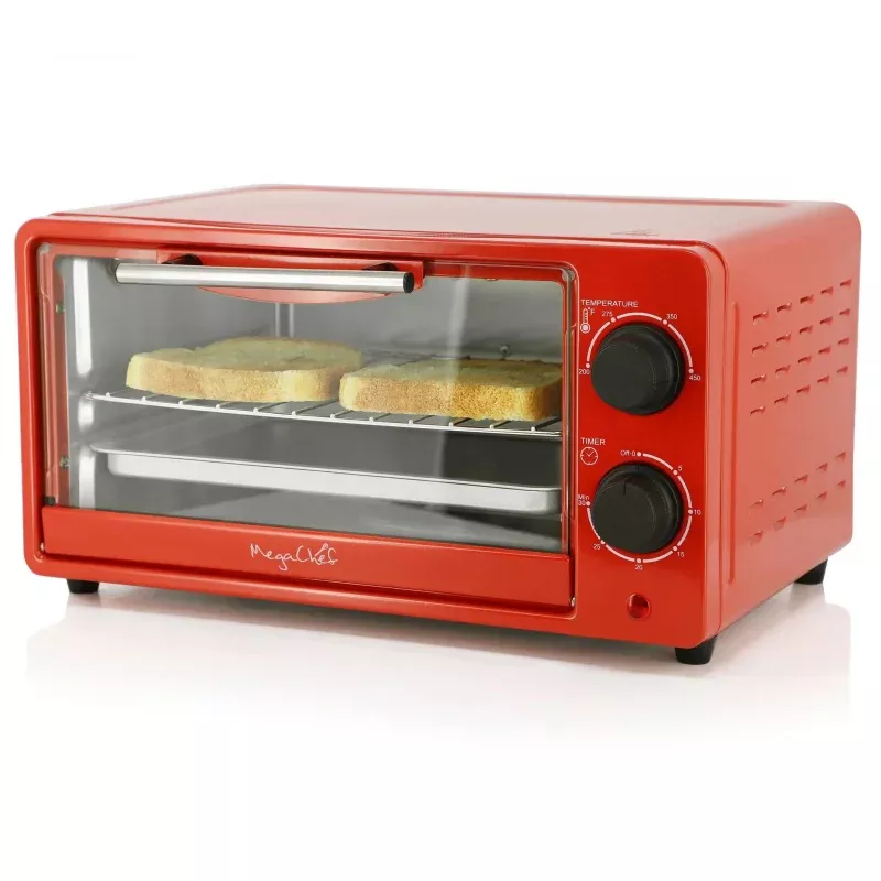 Electric Countertop Toaster Oven - 9L - Candy Red