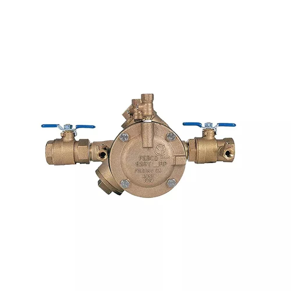 FEBCO 825EBV RPZ Backflow Preventer 1 Inch Bronze