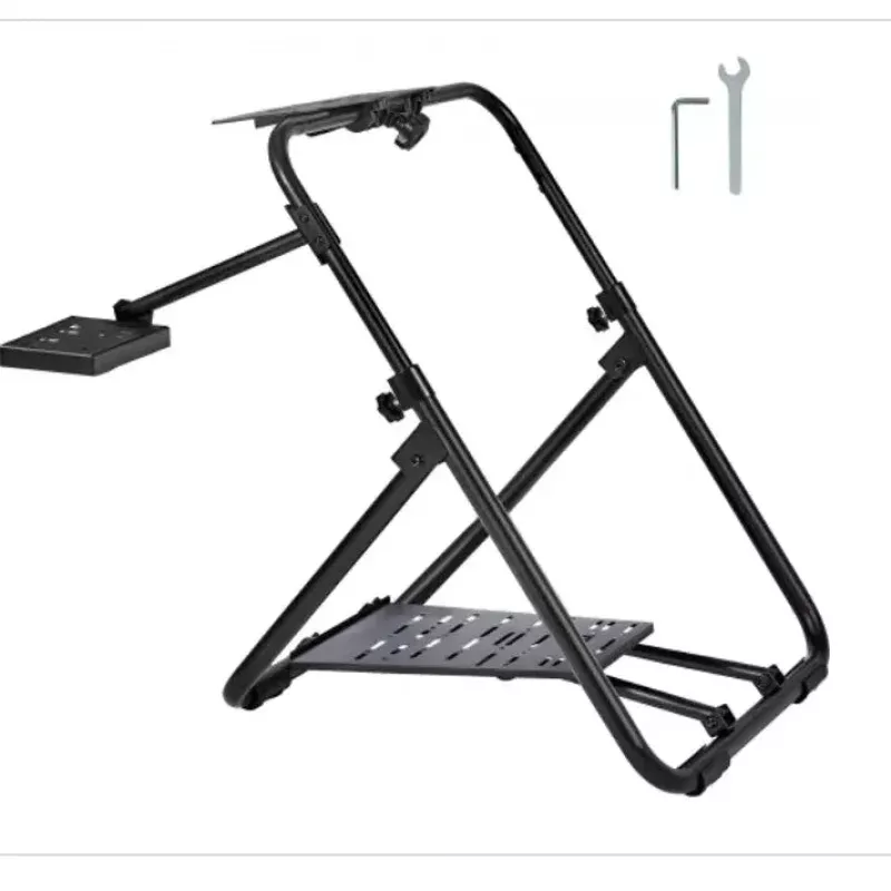 Foldable Racing Steering Wheel Stand – Height Adjustable