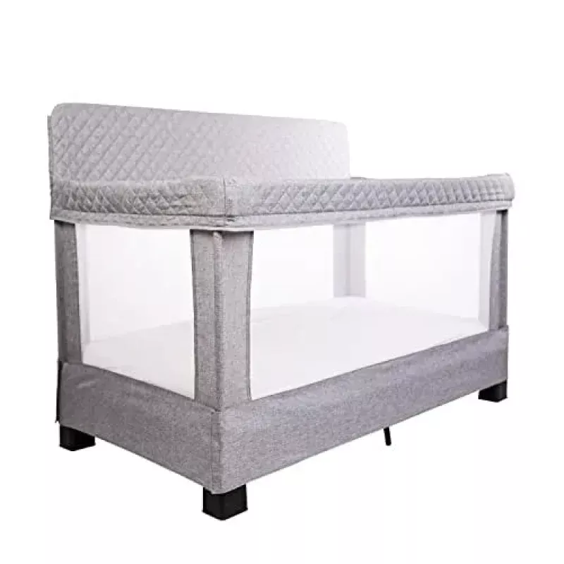 Full Size Mesh Crib – Grey