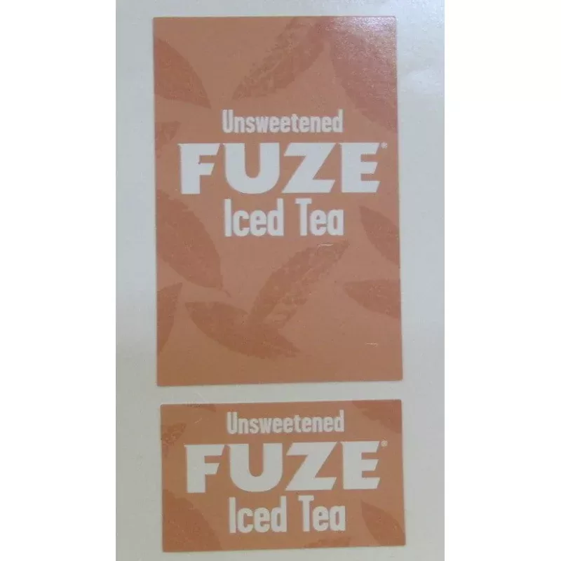 Fuze Unsweet Iced Tea LEV Decal