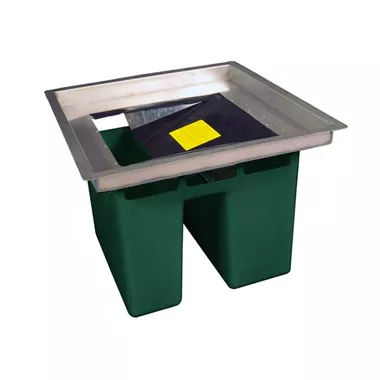 HydroKleen Catch Basin Filter, Recessed Frame, Custom Fitted, 34"-48"