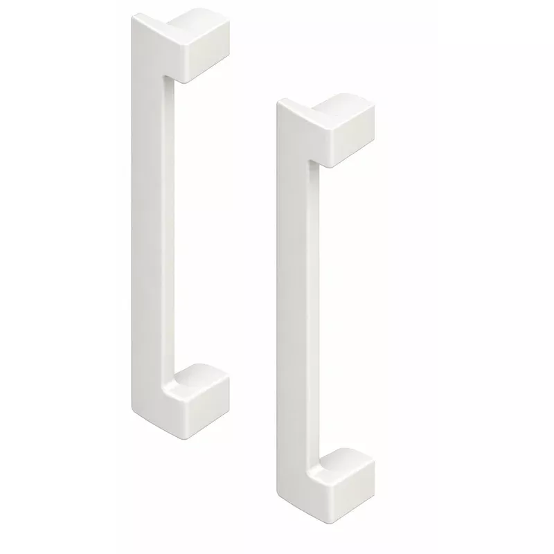 Interlock Crest Sliding Door Interior & Exterior Handle, White