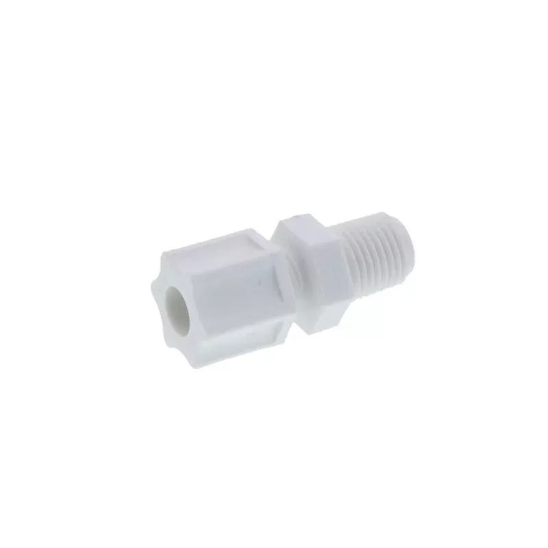 JACO 10-5-4-P-O Polypropylene Male Connector 5/16 OD Tube x 1/4 MPT