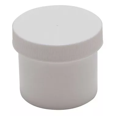 Jars, Polypropylene, White 2oz, case/72