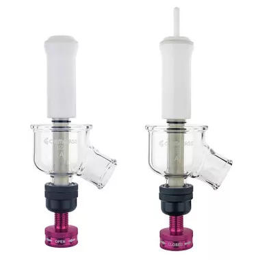 Large Zero Dead Space Drain Valve, 3" Beaded Pipe, Complete, Stabilizing Pin, 1-1/2" Beaded Pipe Side Arm