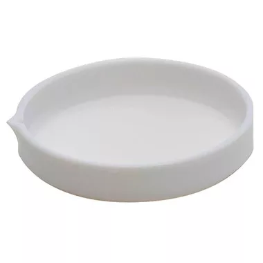 Low Form Evaporating Dish with Spout, PTFE, 25mL