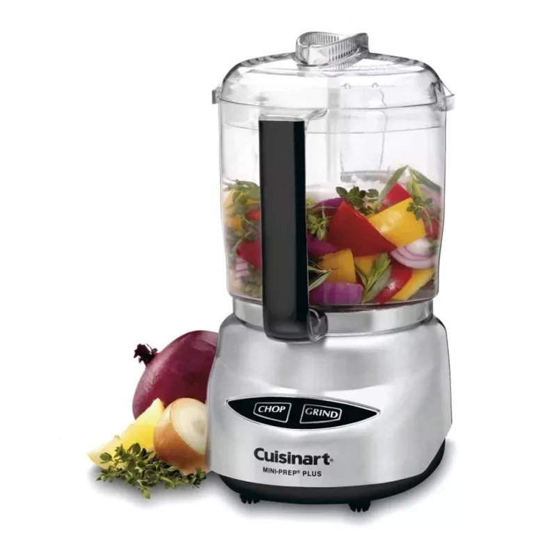 Mini-Prep Plus 4 Cup Food Processor – Brushed Chrome