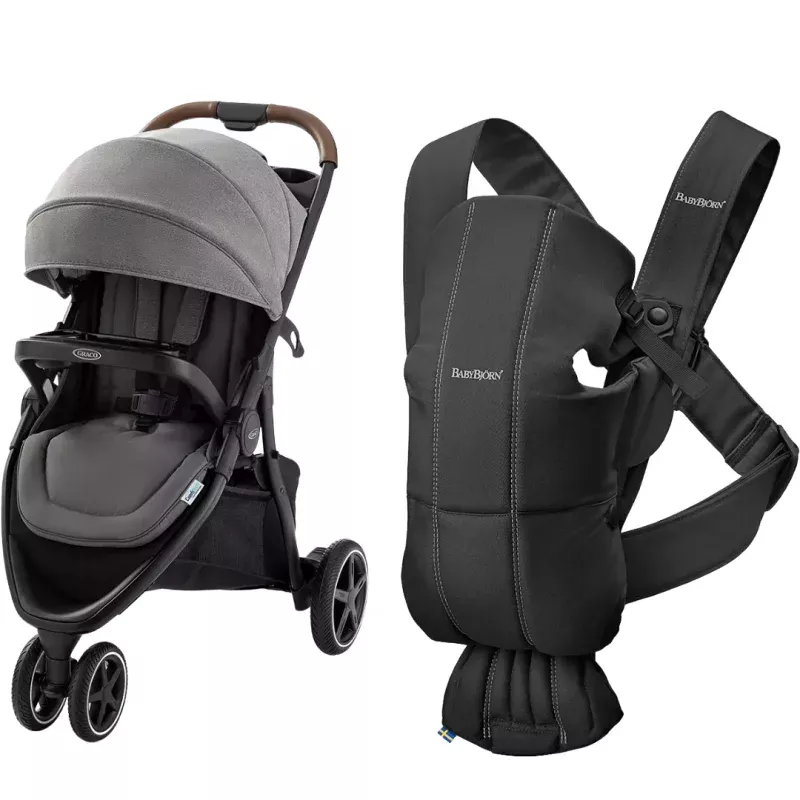On-the-Go Baby Essentials Bundle with Stroller & Carrier
