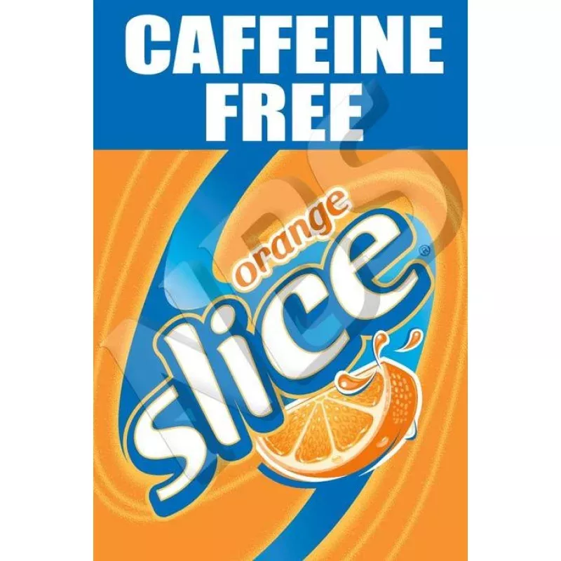 Orange Slice Caffeine Free UF1 Decal