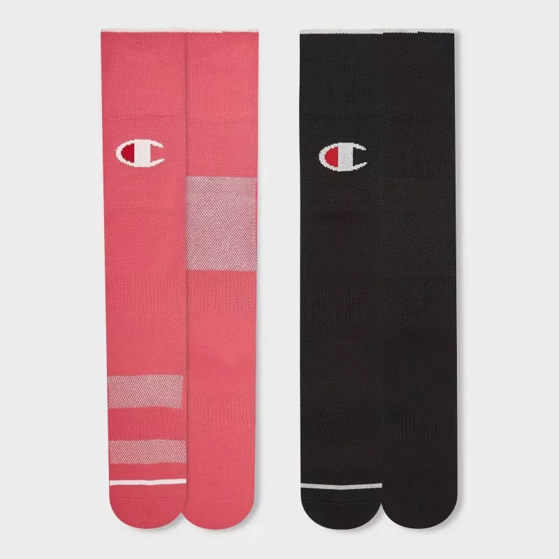 Performance Soccer Socks 2pk L - Pink