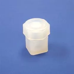 PFA Vials, 3mL, 23mm Threaded Neck, 10 pack with Tray