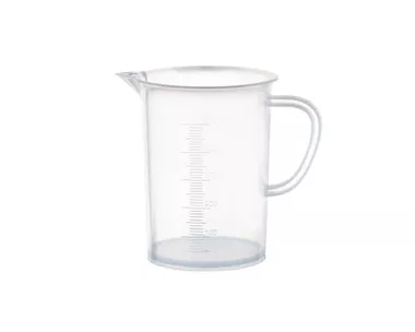 Plastic Pitchers, Tall Form, Polypropylene, 500mL, case/12