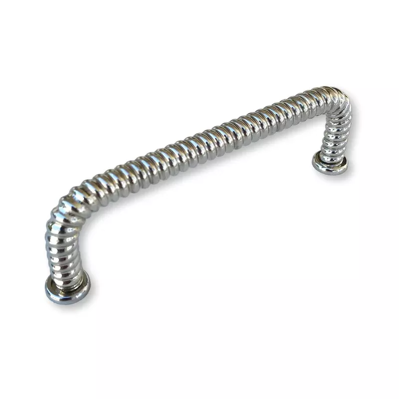 Polished Nickel “Rope” Drawer Pull