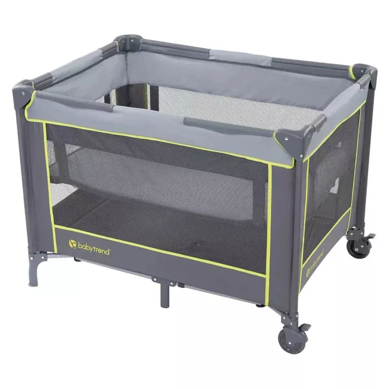 Portable Playard with Bassinet – Twinkle Lime