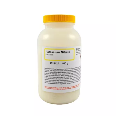 Potassium Nitrate, Lab Grade, 500 grams