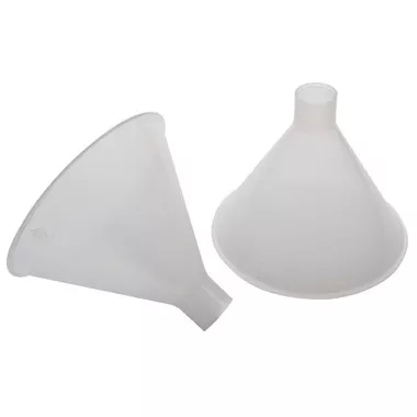 PP Powder Funnels, 150mm, case/20