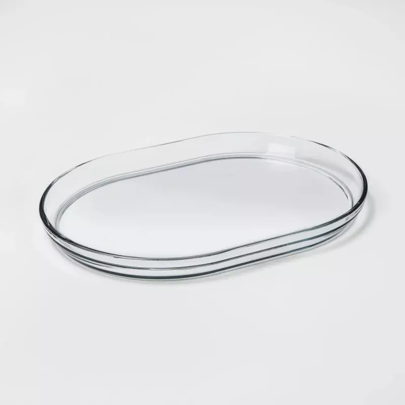 Rectangular Glass Serving Platter