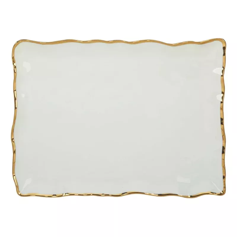 Regency Rectangular Serving Platter - Gold