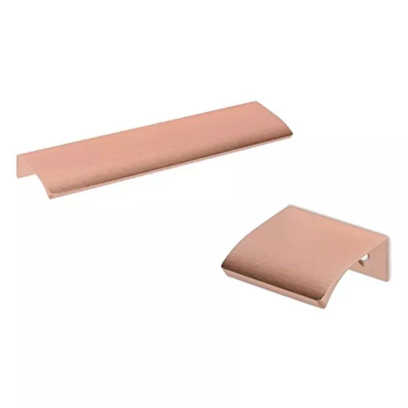 Satin Copper “Dina” Tab Finger Drawer Pulls