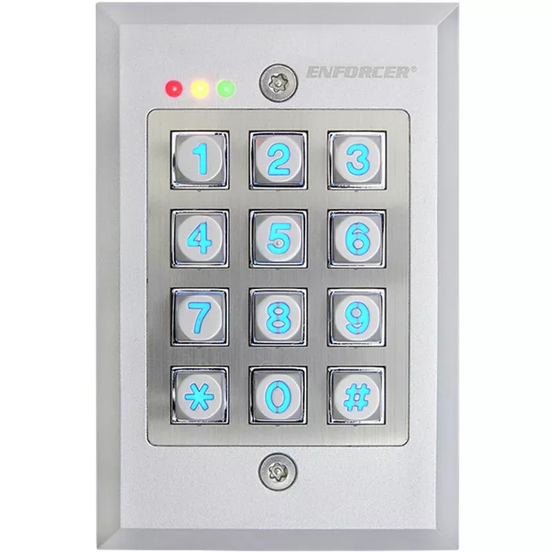 SECO-LARM Vandal Resistant Flush-Mount Access Control Keypad