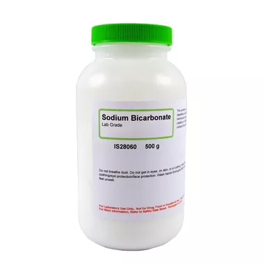 Sodium Bicarbonate, Lab Grade, 500 grams